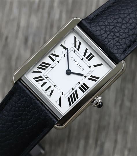 cartier tank medium automatic|cartier tank solo large.